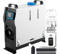 VEVOR 12V Chauffage autonome diesel pour voiture, Chauffage autonome diesel Air Diesel 8 KW, Chauffage diesel à air, pour voitures, bateaux, camions, camping-cars, bus (avec interrupteur LCD rouge et