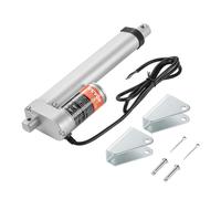 VEVOR 1500N Actionneur linéaire DC 12V Actionneur linéaire IP54 Moteur électrique linéaire 150mm de course Niveau sonore ≤60dB Gâche électrique 5mm/s Vitesse de déplacement Technique linéaire Actionne