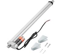 VEVOR 1500N Actionneur linéaire DC 12V Actionneur linéaire IP54 Moteur électrique linéaire 450mm de course Niveau sonore ≤60dB Gâches électriques 5mm/s Vitesse de déplacement Technique linéaire Action