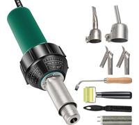 VEVOR 1600W Appareil de soudage plastique Pistolet à air chaud PP/PVC/PE Soudage 4 buses