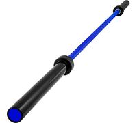 VEVOR 2 m barre d'haltères pour haltérophilie avec colliers à ressort 15 kg gris bleu