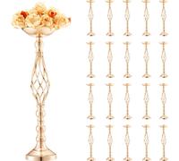 VEVOR Vase de mariage supports de fleurs en métal pour décoration 58 cm 20 PCS