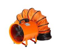 VEVOR Ventilateur d'Extraction 255 W Extracteur d'Air Conduit Industriel 254 mm Tuyau d'Extraction 10 m Volume d'Air 2922 m3/h Ventilateur Évacuation d'Air pour Extraire Fumée Maison Travail