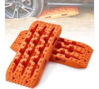 VEVOR 2PCs Plaque de Désenlisement en PP pour Récupération de Sable Boue Orange