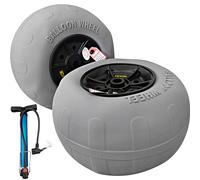 VEVOR 2PCS Roues de Ballon de Plage Pneus PVC Roues Plage 33 cm Capacité 55 kg
