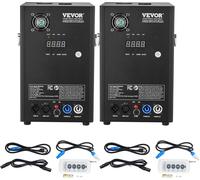 VEVOR 2x machine à étincelles 700 W machine pyrotechnique alliage d'aluminium machine à feux d'artifice contrôleur DMX réglable 2-5m Cold Spark Machine 7 min par rechargement Idéal pour mariage, DJ sh