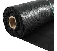 VEVOR 36,6㎡ Non-tissé anti-mauvaises herbes Non-tissé de jardin contre les mauvaises herbes 1,2x30,5m(1 rouleau) Feuille anti-mauvaises herbes en PP Perméable à l'eau Résistant à la déchirure Résistan