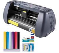 VEVOR 375 mm Vinyl Cutting Plotter Paper Feeder, Foil Plotter Printer Vinyl Cutting Set, Supports DM/PL, HP/GL Language, Masking Film for Painting and Etching, Scrapbook Papers PU Vinyl Cutting