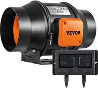 VEVOR 38W Ventilateur de conduit d'évacuation des fumées Ventilateur de conduit en ligne
