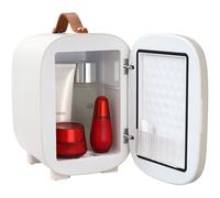 VEVOR Mini Frigo 4 L 6 Canettes de 330 mL Mini Réfrigérateur Portable USB/Adaptateur Petit Frigo Cosmétique Mode Chaud et Froid Température 0,2 à 50 ℃ pour Aliments Boissons Médicaments Cosmétiques