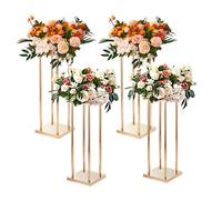 VEVOR 4PCS Support de Fleurs de Mariage Centre de Table Mariage en Métal 80 cm