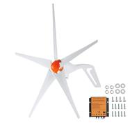 VEVOR Kit générateur éolienne 500W 12V 5 pales avec contrôleur MPPT rotor 1,2m
