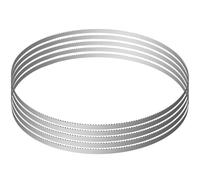 VEVOR Lot de 5 Lames de Scie à Ruban 1650x16x0,56 mm Lame de Scie à Os en Acier au Carbone Résistant Denture Tranchante Accessoire de Rechange pour Scie à Os de Boucher Couper Viande Congelé Os Épais