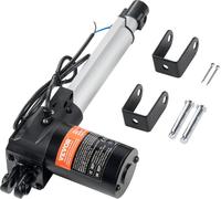 VEVOR 6000N Actionneur linéaire DC 12V Actionneur linéaire IP44 Moteur électrique linéaire 150mm de course Niveau sonore ≤50dB Gâches électriques 5mm/s Vitesse de déplacement Technique linéaire Action