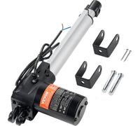 VEVOR 6000N Actionneur linéaire DC 12V Actionneur linéaire IP44 Moteur électrique linéaire 200mm de course Niveau sonore ≤ 50dB Ouverture de porte électrique 5 mm/s Vitesse de déplacement Technique li