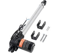 VEVOR 6000N Actionneur linéaire DC 12V Actionneur linéaire IP44 Moteur électrique linéaire 300mm de course Niveau sonore ≤ 50dB Gâche électrique 5mm/s Vitesse de déplacement Technique linéaire Actionn