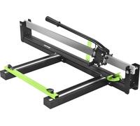 VEVOR 800mm Bleu Coupe-carreaux manuel avec positionnement précis au laser et surface antidérapante en caoutchouc Rail unique et support Convient pour les carreaux de sol en porcelaine et en céramique