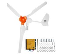 VEVOR Générateur d'éolienne 800 W, kit d'éolienne 12 V, générateur d'énergie éolienne à 3 pales avec contrôleur MPPT, direction du vent réglable et vitesse de démarrage du vent de 2,5 m/s, adapté pour