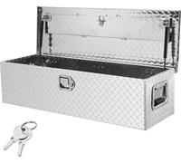 VEVOR 990 x 330 x 254 mm Caisse à outils pour surface de chargement de camion, verrouillable 83 L Truckbox Caisse à outils de rangement, capacité de charge 39 kg Caisse à outils Organizer pour camping