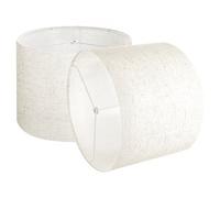 VEVOR Abat-jour tambour moyen housse de lampe 330 x 330 x 250 mm lin clair 2 pcs