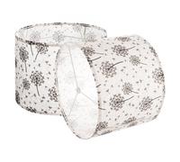 VEVOR Abat-jour tambour, 2 pcs, 33x33x25 cm, abat-jour de remplacement moyen en lin pour lampes de table et lampadaires, housse ronde pour lampe de chevet, assemblage facile, motif pissenlit clair