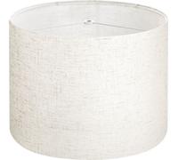 VEVOR Abat-jour tambour 33 x 33 x 25 cm (haut x bas x haut), 1 pc. abat-jour de rechange de taille moyenne en lin + PVC, abat-jour pour lampe de table lampadaire suspension (lin clair)