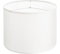 VEVOR Abat-jour tambour 33 x 33 x 25 cm (haut x bas x haut), 1 pc. abat-jour de remplacement de taille moyenne en lin + PVC, abat-jour pour lampe de table lampadaire suspension (lin blanc crème)