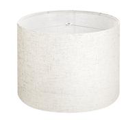 VEVOR Abat-jour tambour, 330 x 330 x 250 mm, abat-jour de remplacement moyen en lin pour lampes de table, lampadaires et suspensions, housse ronde de rechange pour lampe, assemblage facile, lin clair