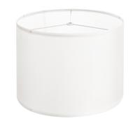 VEVOR Abat-jour tambour, 330 x 330 x 250 mm, abat-jour de remplacement moyen en lin pour lampes de table, lampadaires et suspensions, housse de rechange pour lampe, assemblage facile, lin blanc cassé