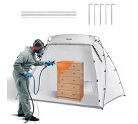 VEVOR Abri de Peinture Portable, Blanc