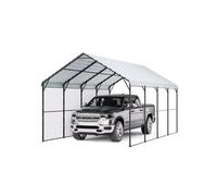 VEVOR Abri de voiture extérieur en métal robuste pour pick-up bateau 3,6 x 6 m