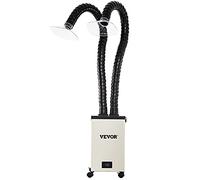 VEVOR Absorbeur de Fumée 150 W Extracteur de Fumée pour Soudure 4500 tr/min Mini Aspirateur de Fumée 28 x 28 x 43 cm Tuyaux Flexibles Longs de 1,2 m pour Absorbe Fortement la Fumée et les Poussières