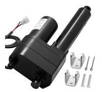 VEVOR Actionneur Linéaire 12 V, Actionneur à Mouvement Linéaire Ultra-résistant Course 200 mm, IP65, 9000 N, 5 mm/s, avec Support Montage, pour Machines Industrielles, Navires, Systèmes Levage Lourds
