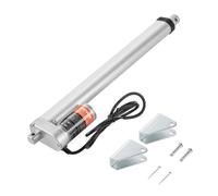 VEVOR Actionneur Linéaire 12 V, Actionneur de Mouvement Linéaire 300 mm, 100 kg/1000 N 14 mm/s avec Support de Montage et Protection IP54 pour Meubles, Systèmes d'Automatisation, Équipements Mécanique