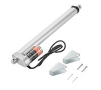 VEVOR Actionneur Linéaire 12 V, Actionneur de Mouvement Linéaire 300 mm 150 kg/1500 N 5 mm/s avec Support de Montage et Protection IP54 pour Meubles, Systèmes d'Automatisation, Équipements Mécaniques