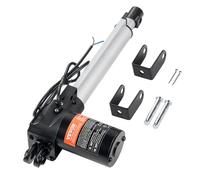 VEVOR Actionneur Linéaire 12 V, Actionneur de Mouvement Linéaire Robuste 200 mm 6000 N 5 mm/s avec Support de Montage et Protection IP44 pour Portes Électriques, Machines Industrielles, Navires, Cargo