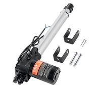 VEVOR Actionneur Linéaire 12 V, Actionneur de Mouvement Linéaire Robuste 250 mm 6000 N 5 mm/s avec Support de Montage et Protection IP44 pour Portes Électriques, Machines Industrielles, Navires, Cargo