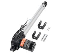 VEVOR Actionneur Linéaire 12 V, Actionneur de Mouvement Linéaire Robuste 300 mm 6000 N 5 mm/s avec Support de Montage et Protection IP44 pour Portes Électriques, Machines Industrielles, Navires, Cargo