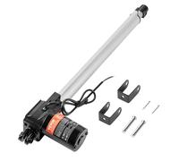 VEVOR Actionneur Linéaire 12 V, Actionneur de Mouvement Linéaire Robuste 400 mm 6000 N 5 mm/s avec Support de Montage et Protection IP44 pour Portes Électriques, Machines Industrielles, Navires, Cargo