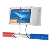VEVOR Adoucisseur d’Eau sans Sel Électronique pour Toute la Maison, Système de Détartrage pour l'Eau de Ville, Détartreur Durable Facile à Installer, pour Tous les Types de Tuyaux de Plomberie