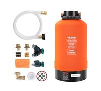 VEVOR Adoucisseur d'Eau Portable 16000 Grains Système de Filtration d'Eau avec Raccords 19 mm et Long Tuyau 106,7 cm sans Électricité pour Adoucissement d’Eau Dure Camping-car Caravane Bateau Domicile