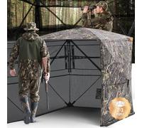 VEVOR Affût Tente de Chasse Portable Transparent pour 2-3 Personnes Chasseur