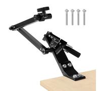 VEVOR Affûteur de Lame de Tondeuse à Gazon 15°-45° Outil d'Affûtage Réglable avec 4 Broches d'Adaptation, Roulement à Billes, Poignée Élargie 25 mm, Compatible avec Plupart Meuleuse Angle Non Incluse