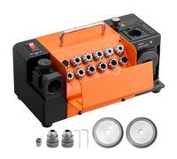 VEVOR Affuteur Foret MR-13B Affûteuse Forets 3-15 mm Machine Affûtage pour Atelier Garage, Angle de Dépouille Réglable Angle de Pointe Réglable 95°-135° 120 W 4600 tr/min avec 13 Pinces, Meule CBN SDC