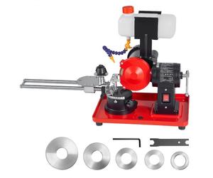 VEVOR Affûteuse de Lame de Scie Circulaire avec Réservoir Eau Machine à Affûter Lames de Scie Circulaire Électrique 80-700 mm, 370 W, avec Meule 125 mm, 6 Centres de Centrage dont 10 mm Pré-installé