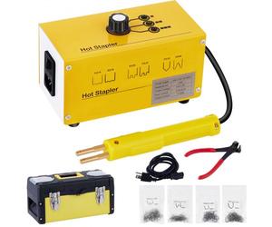 VEVOR Agrafeuse à Chaud de Plastique 20W Kit Outil Réparation de Plastique Soudage Professionnel 220V Soudeuse 3 Réglages Chauffage Soudure 600 Agrafes Soudeurs, Pare-Chocs Voitures Motos Véhicules