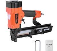 VEVOR Agrafeuse Pneumatique Calibre 16 Longueur 1,6 à 3,8cm Double Mode de Déclenchement