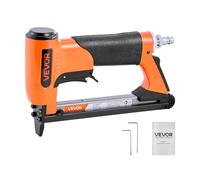 VEVOR Agrafeuse Pneumatique, Calibre 20, Compatible avec Agrafes Fil Fin Série 50 Non Incluses de Largeur Couronne 12,8 mm de Longueur 6-16 mm, Capacité 110 PCS, pour Tapisserie, Menuiserie, Bricolage