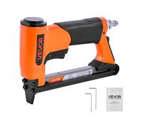 VEVOR Agrafeuse Pneumatique, Calibre 21, Compatible avec Agrafes Fil Fin Série 80 Non Incluses de Largeur Couronne 12,8 mm de Longueur 6-16 mm, Capacité 150 PCS, pour Tapisserie, Menuiserie, Bricolage