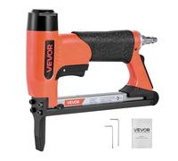 VEVOR Agrafeuse Pneumatique Long Bec, Calibre 21, Compatible avec Agrafes Fil Fin Série 80 Non Incluses de Largeur Couronne 12,8 mm, de Longueur 6-16 mm, Capacité 150 PCS, pour Menuiserie, Bricolage
